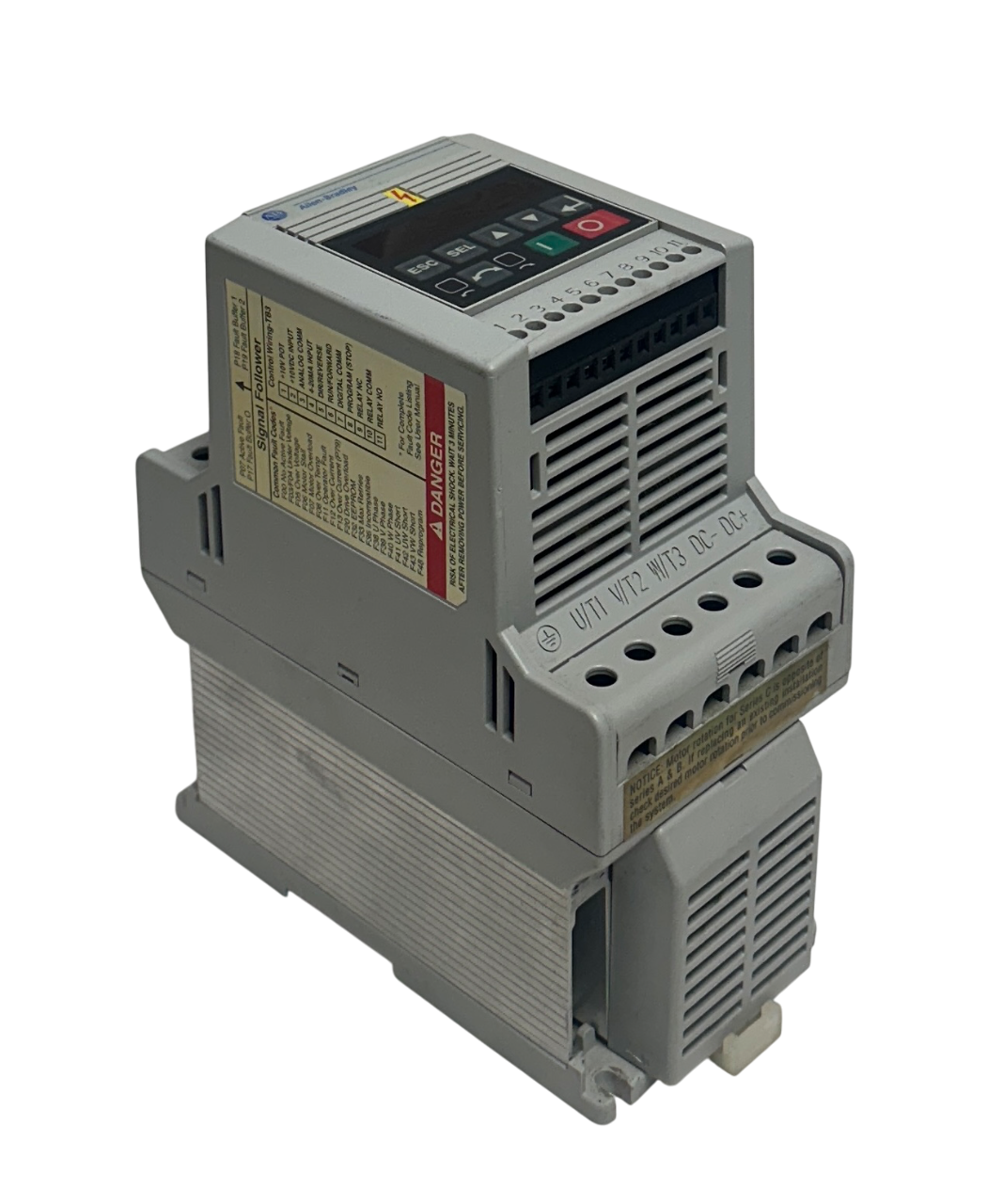 Used ALLEN BRADLEY 160-BA03NSF1P1 /C VARIABLE SPEED DRIVE SSC SERIES .75kW/1HP USNP