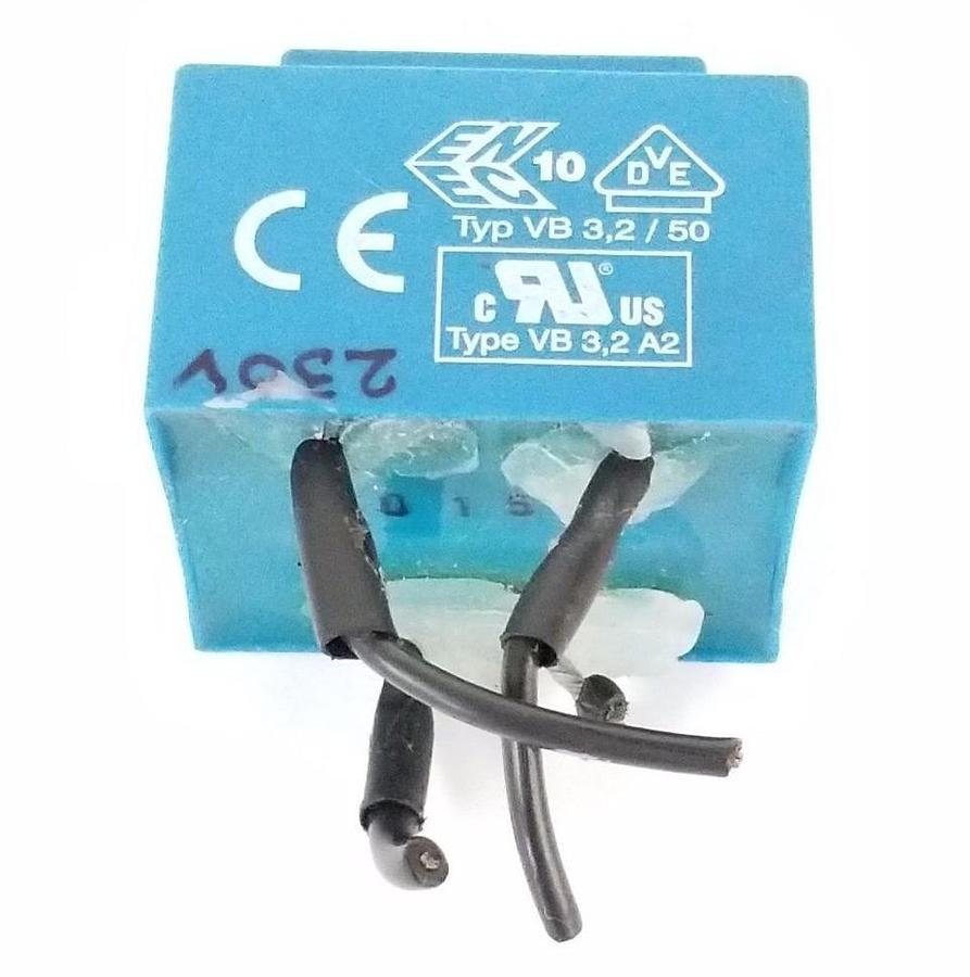 Used BLOCK TRAFO VB 3,2/1/24 SHORT CIRCUIT PROOF PCB TRANSFORMER 24V, VB 3,2/50