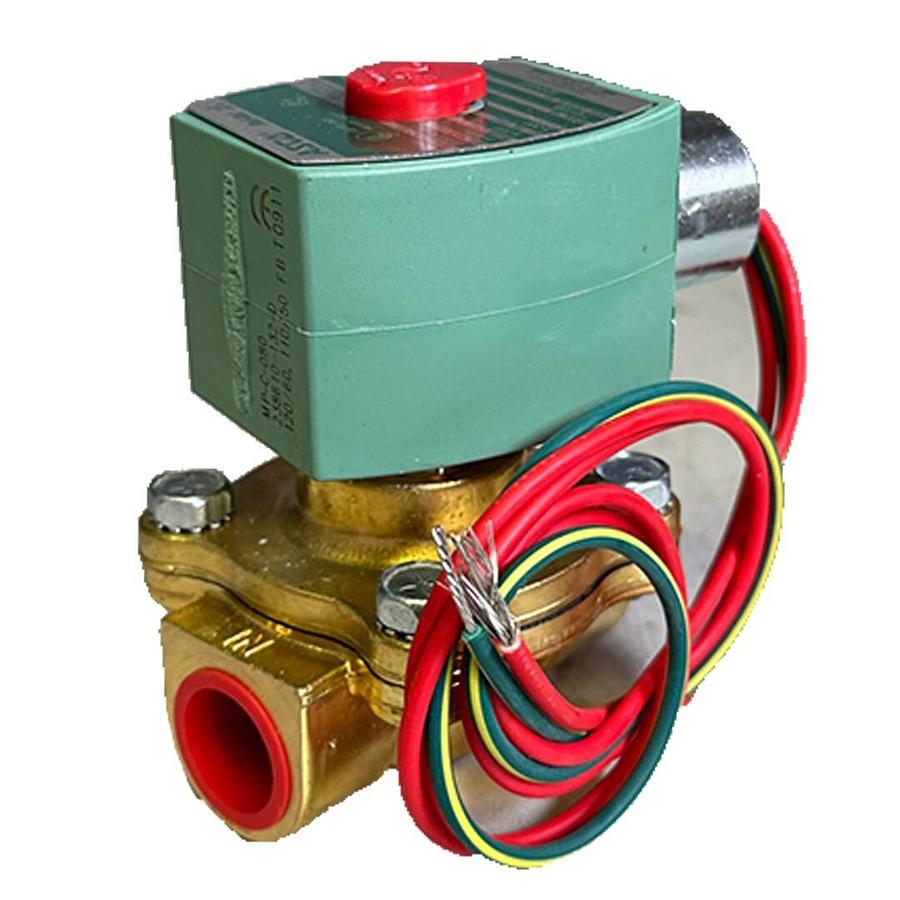 Used NEW ASCO 8210G007 Red-Hat II SOLENOID VALVE 50/60Hz 110/120Vac 2-WAY 17.1W BRASS