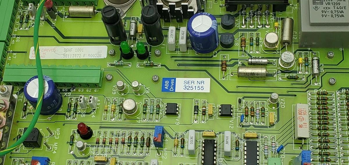 Refurbished REPAIRED ABB SGHF-1001 58113972 F DDC TERMINAL BLOCK BOARD 5761625-3D 3400-TB2