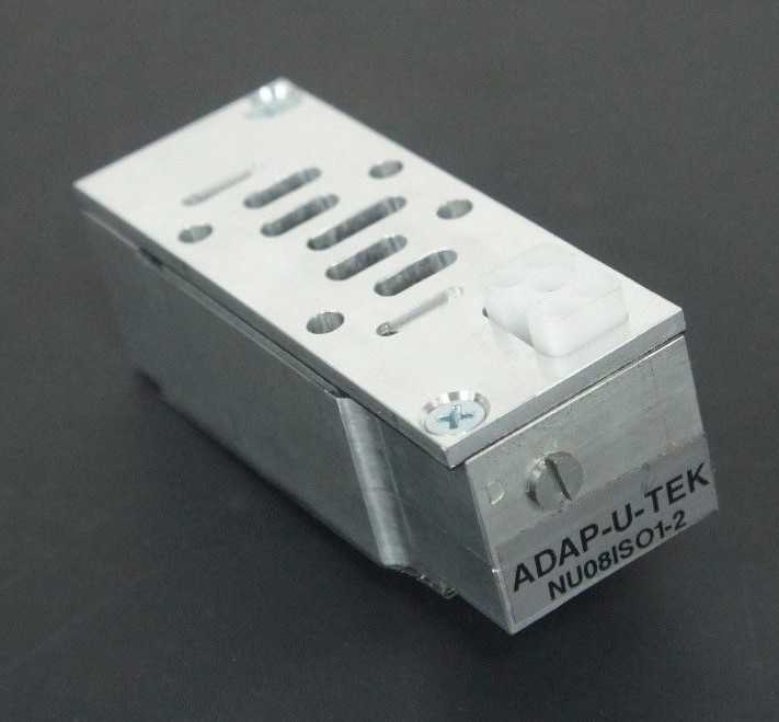 Used NEW ADAP-U-TEK NU08ISO1-2 ALUMINUM MANIFOLD NU08ISO12