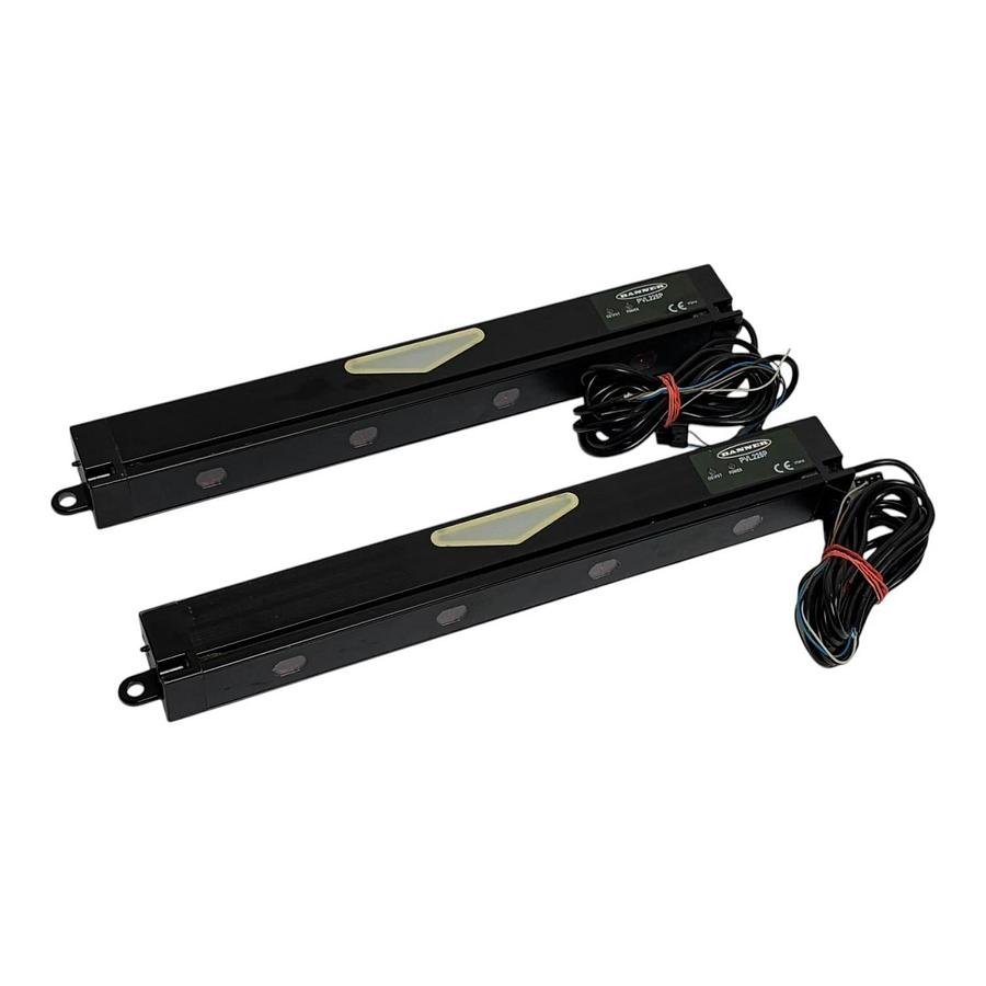 Used Lot of 2 Banner PVL225P Parts Verification Array Sensor Pick-to-Light