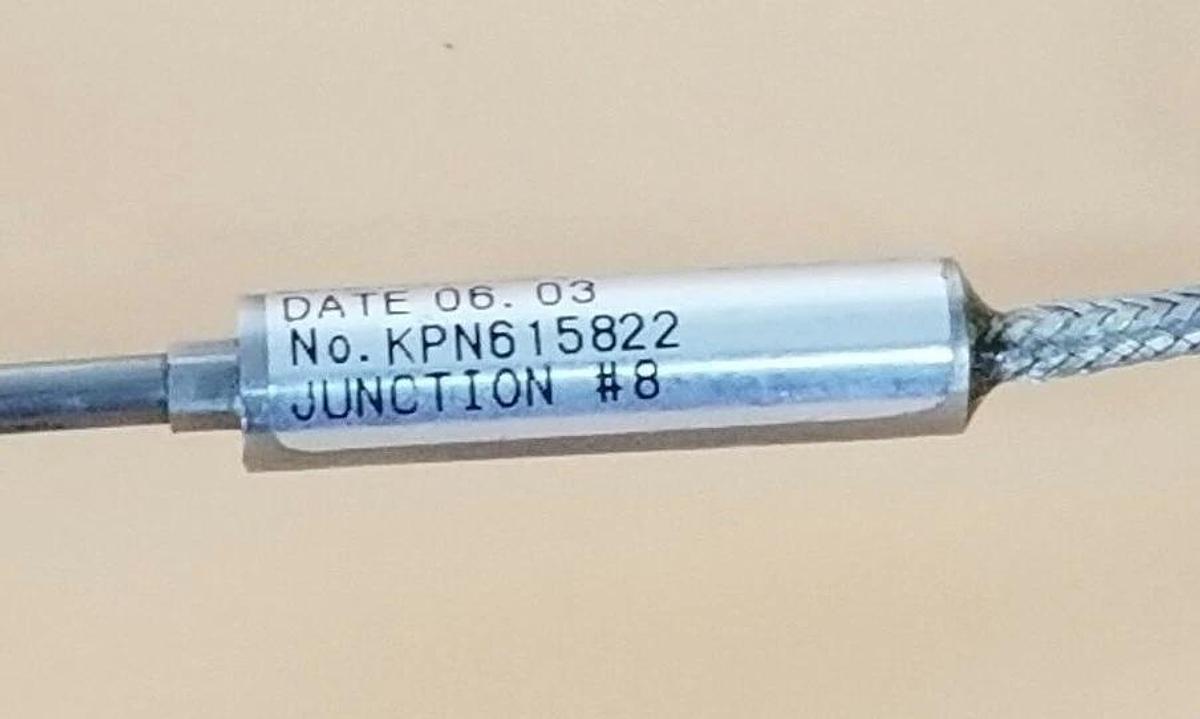 Used OKAZAKI AEROPAK KPN615822 THERMOCOUPLE ELEMENT SUS316, ELEMENT K, CLASS 2