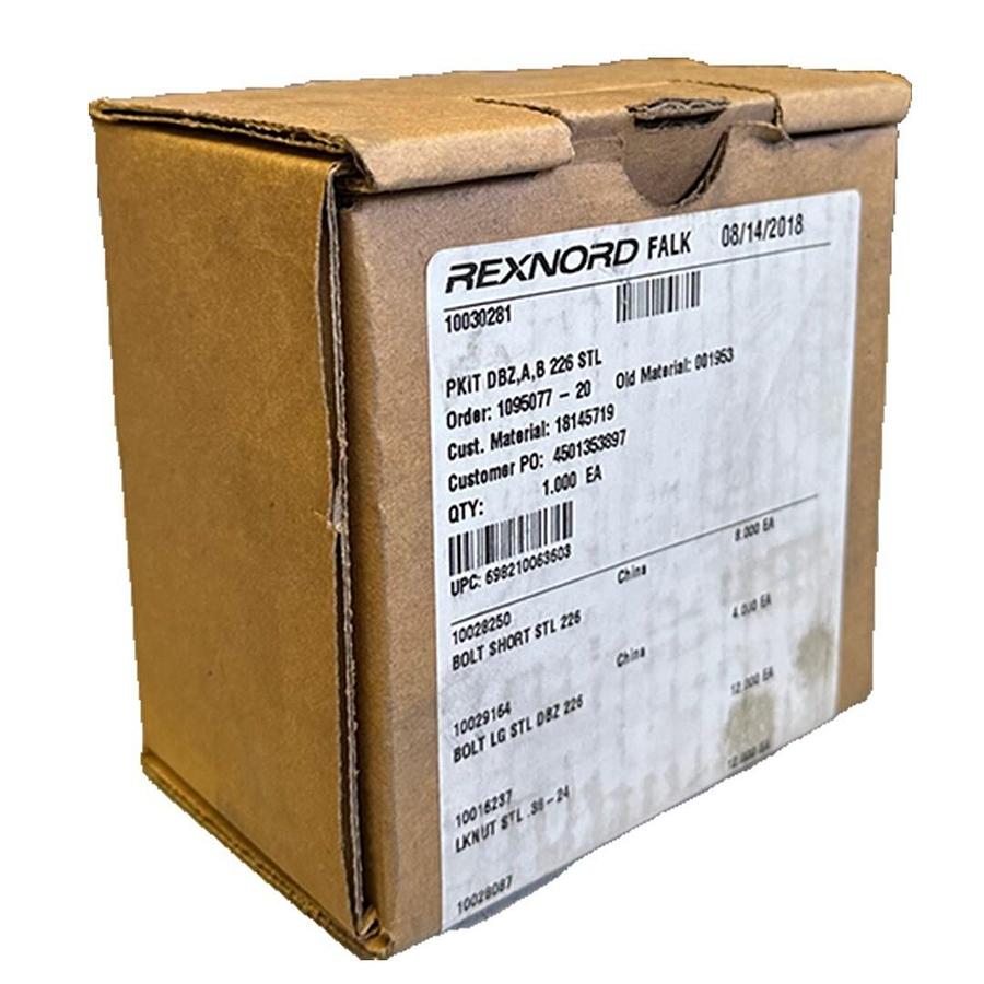 NEW REXNORD FALK 10030281 PKIT DBZ,A,B 226 STL BOLT KIT 001953 1095077-20
