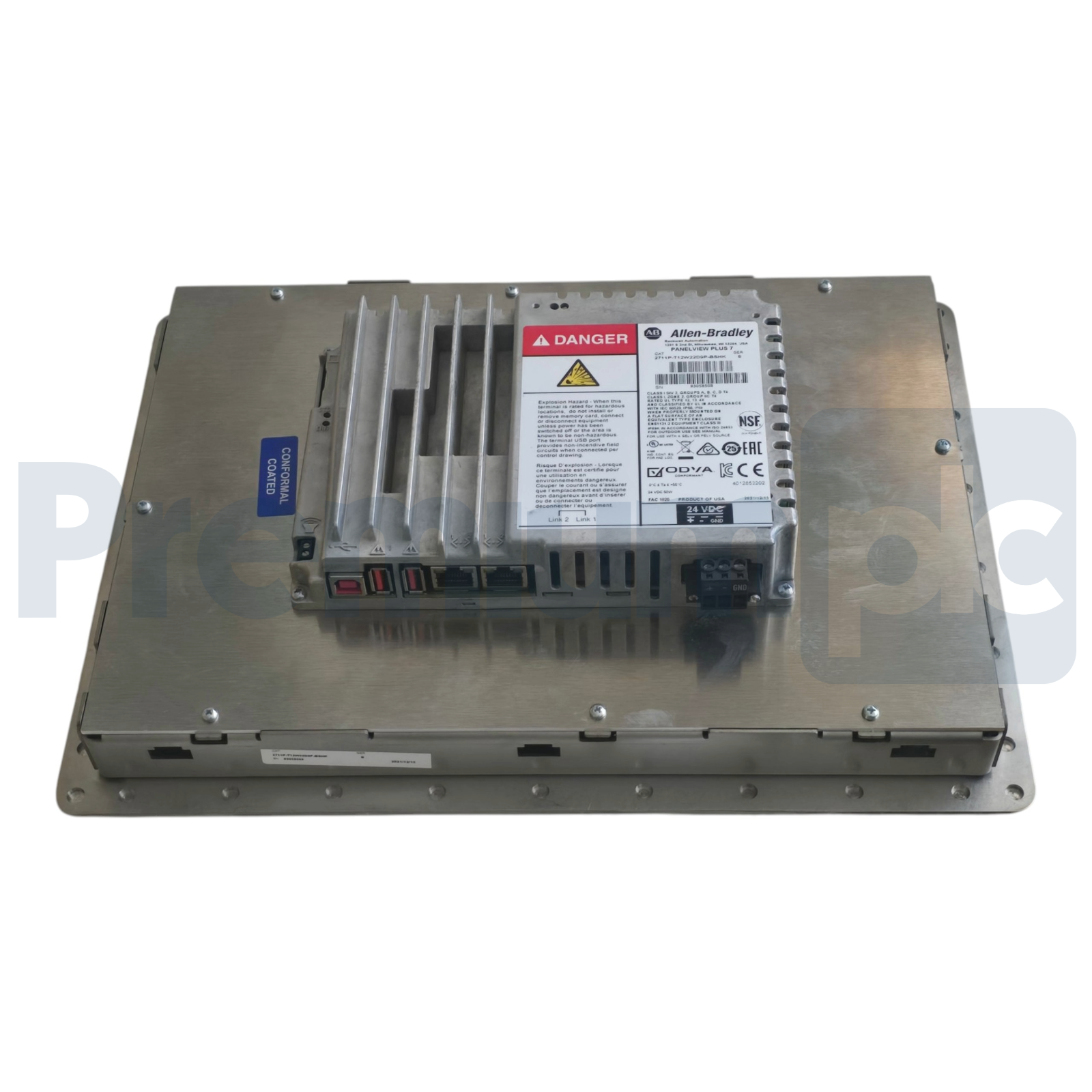Used Allen Bradley 2711P-T12W22D9P-BSHK /B PanelView Plus 7 Terminal SS 12" (read)
