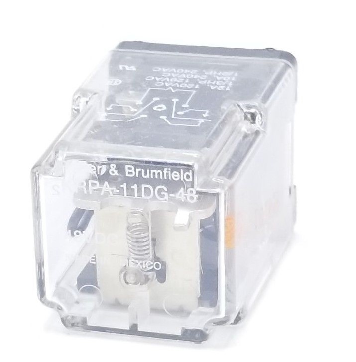 Used POTTER & BRUMFIELD KRPA-11DG-48 RELAY 48VDC, KRPA11DG48