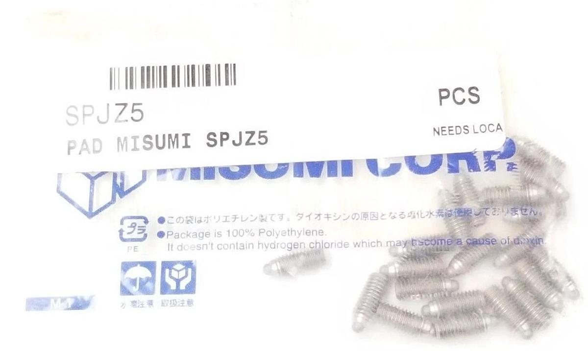 Used LOT OF 20 NEW MISUMI SPJZ5 PADS
