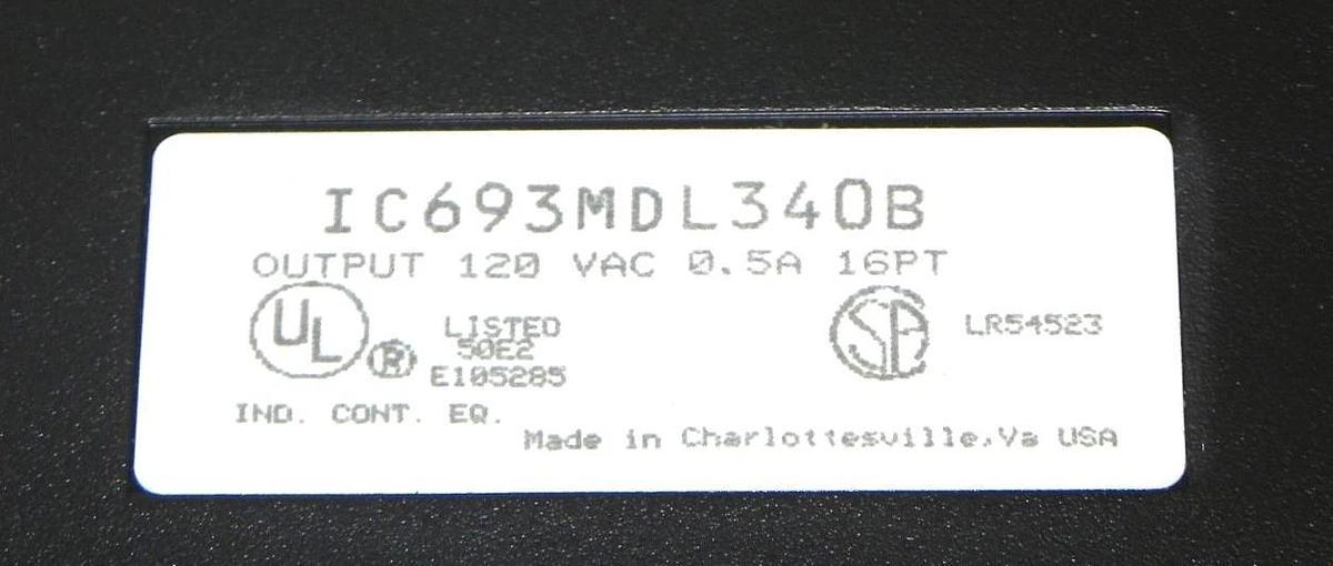 Used GENERAL ELECTRIC IC693CHS392D BASE 10-SLOT EXPANSION WITH I/O CARDS