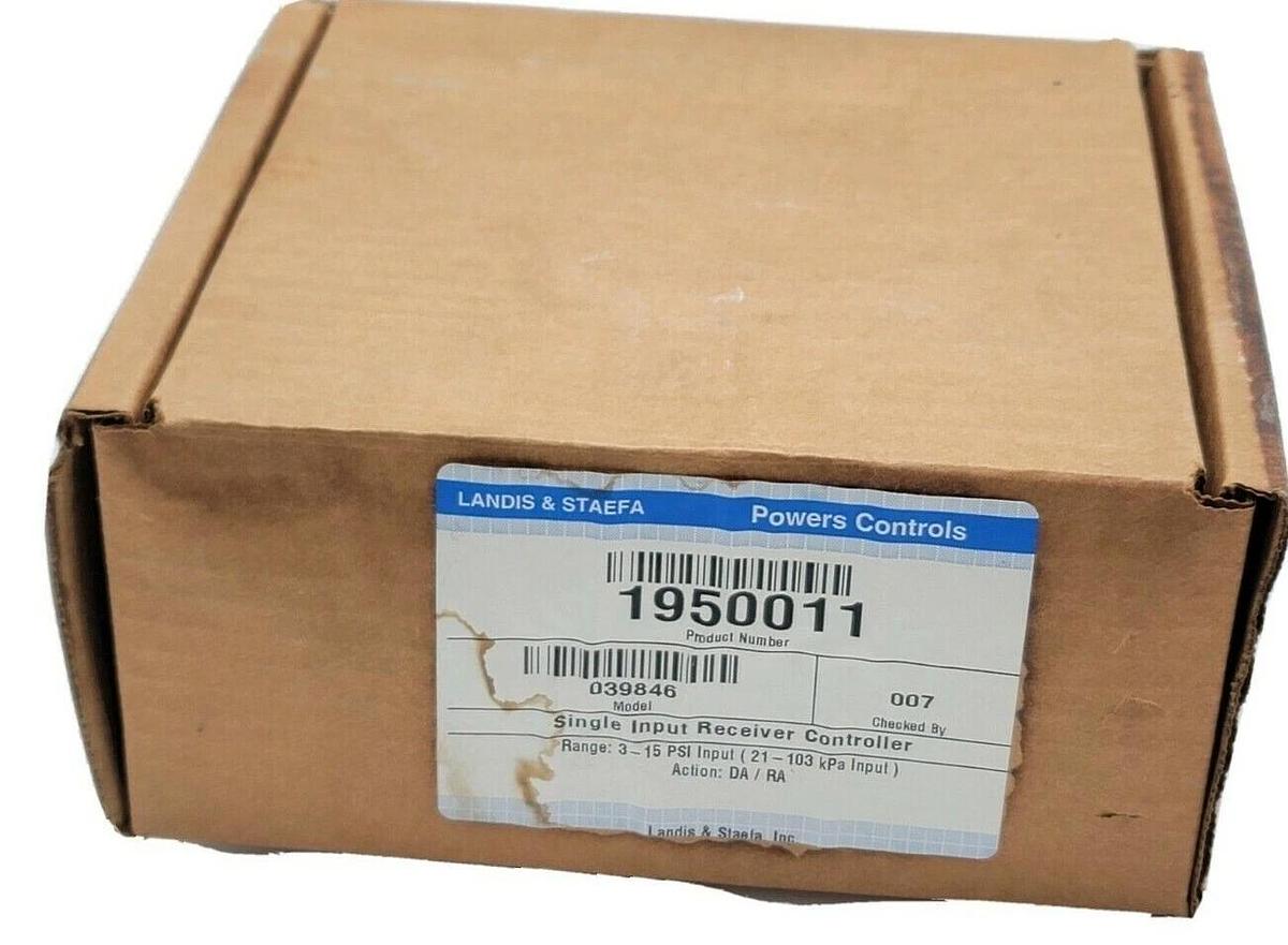 Used NIB LANDIS & STAEFA POWERS CONTROL 1950011 SINGLE INPUT RECEIVER CONTROLLER