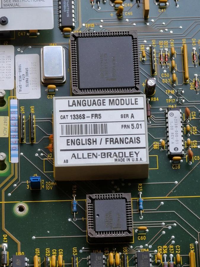 Refurbished REMAN. ALLEN BRADLEY 1336S-C050-AN-FR5 /C AC DRIVE 50HP, 575V 1336S-C050-ANFR5