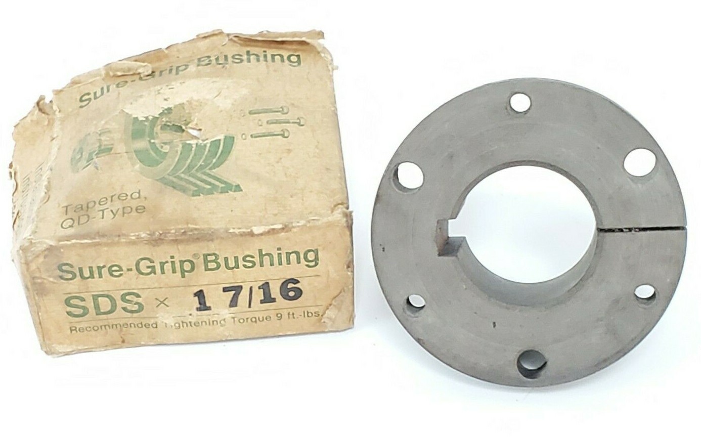 Used NIB SURE-GRIP-BUSHING SDSX1-7/16 TAPEREED QD BUSING SDS X 1-7/16