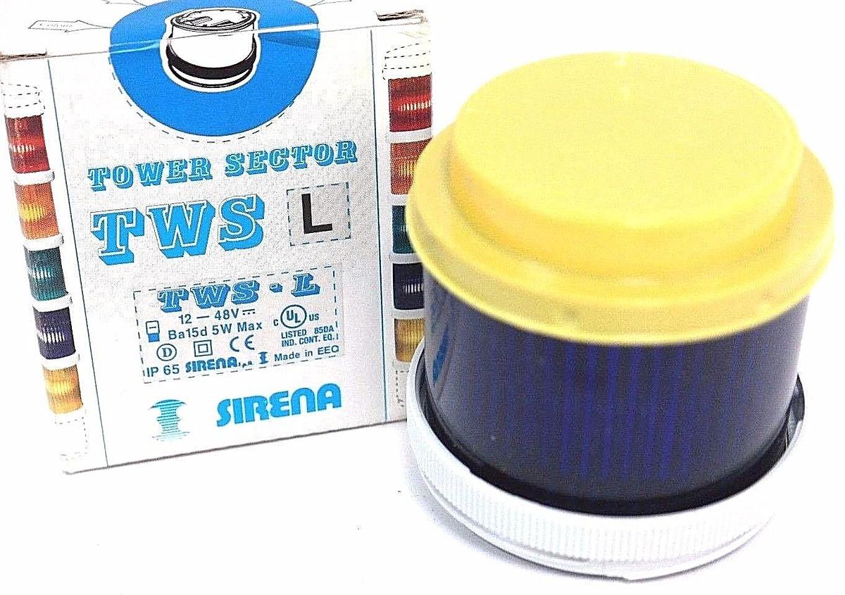 Used NIB SIRENA S.P.A TWS-L1M V12/48DC COD. 27711 TWSL TOWER SECTOR BLUE