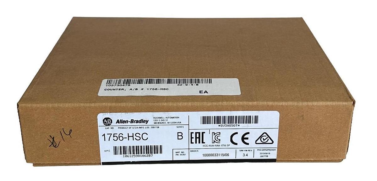 Used NEW SEALED ALLEN BRADLEY 1756-HSC /B ControlLogix HIGH SPEED COUNTER 1756HSC