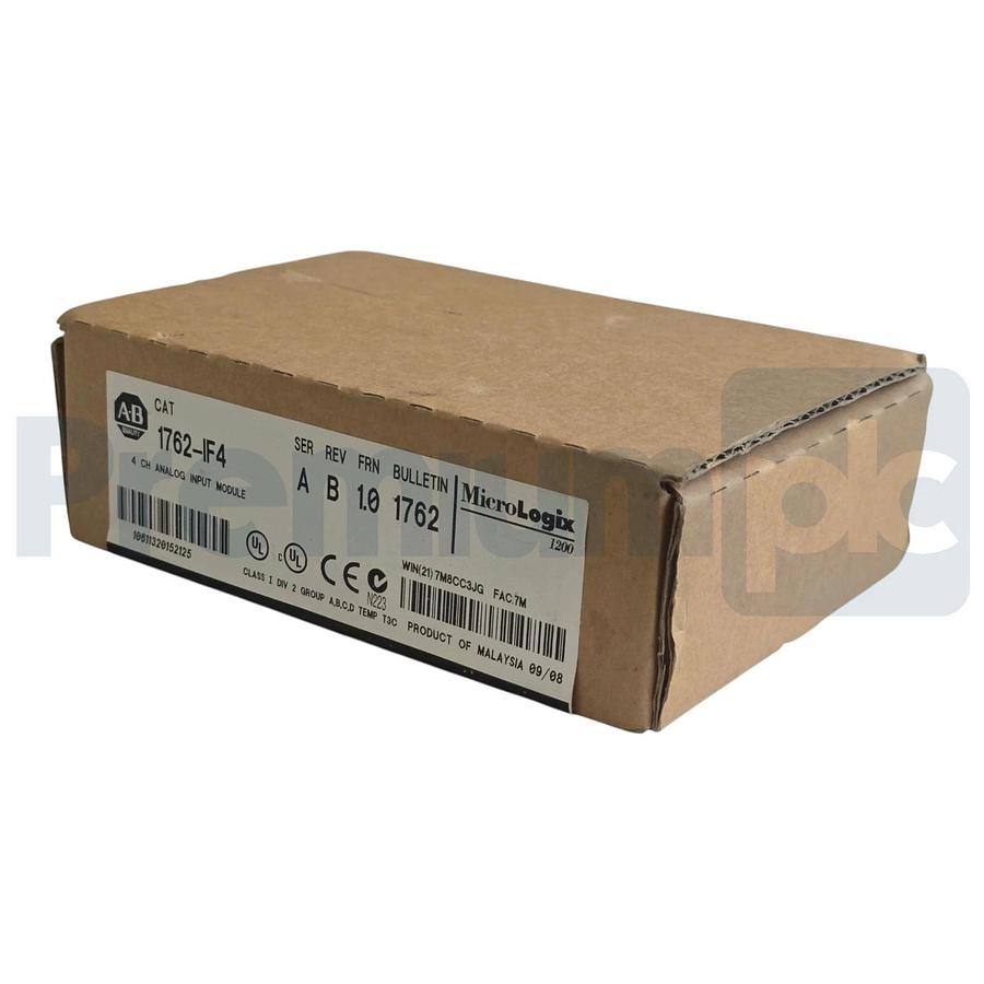 Used Allen Bradley 1762-IF4 /A MicroLogix 1200 4-Ch Analog Input Module Rev. B NSFS 611320152128