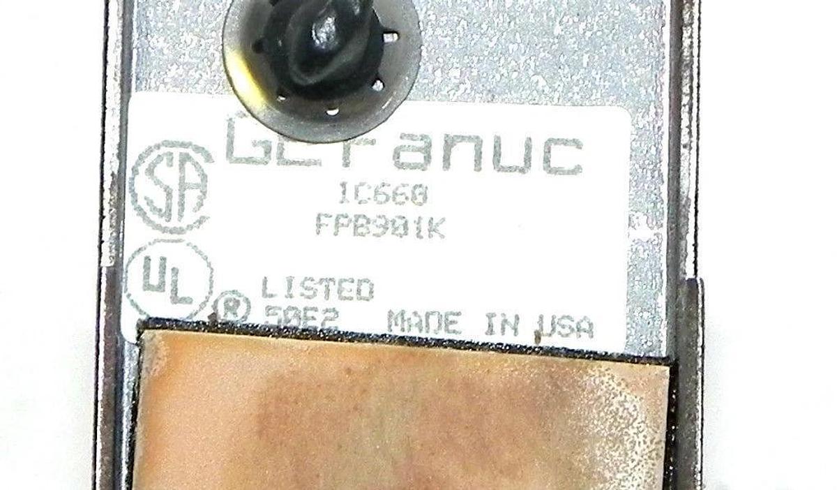 Used GE FANUC IC660FPB901K FRONT PLATE FOR REMOTE DRIVER MOD SERIES SIX PLUS