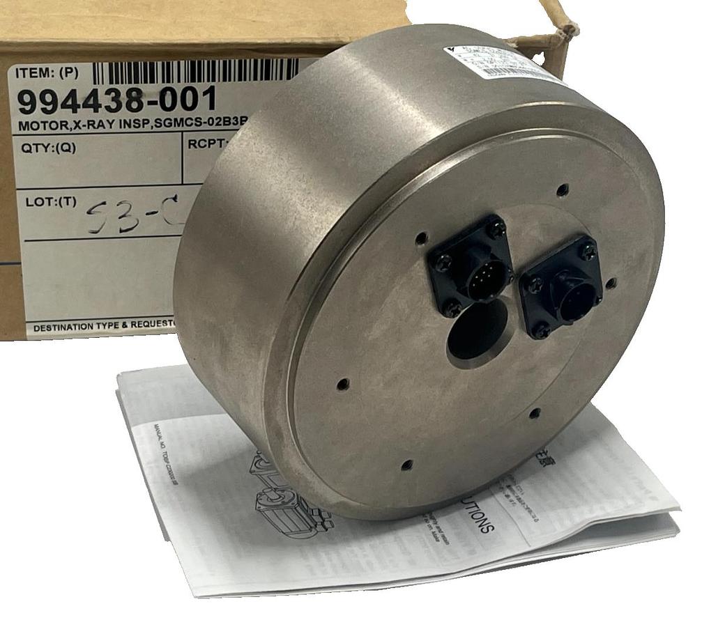 Used YASKAWA SGMCS-02B3B11 AC Servo Motor 200W 3000 RPM Sigma Mini SGMCS Series, NSMP
