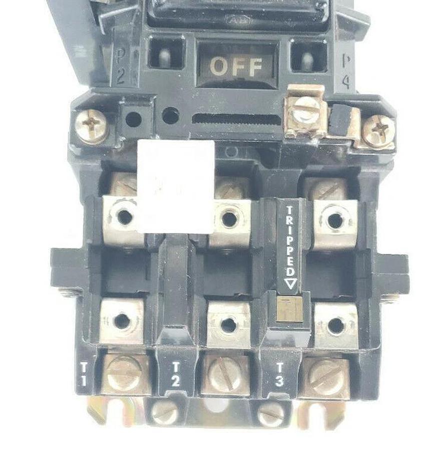 Used ALLEN BRADLEY 509-BOD SIZE 1 STARTER SER. B W/ CB236 COIL 42185-800-01, 595-A B