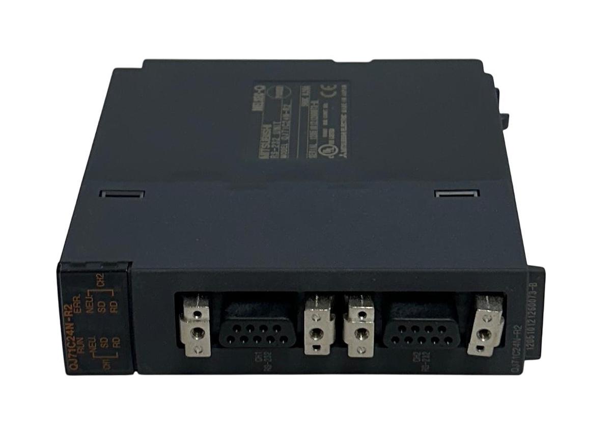 Used MITSUBISHI ELECTRIC QJ71C24N-R2 MELSEC-Q RS-232 MODULE 24VDC QJ71C24NR2 USNP