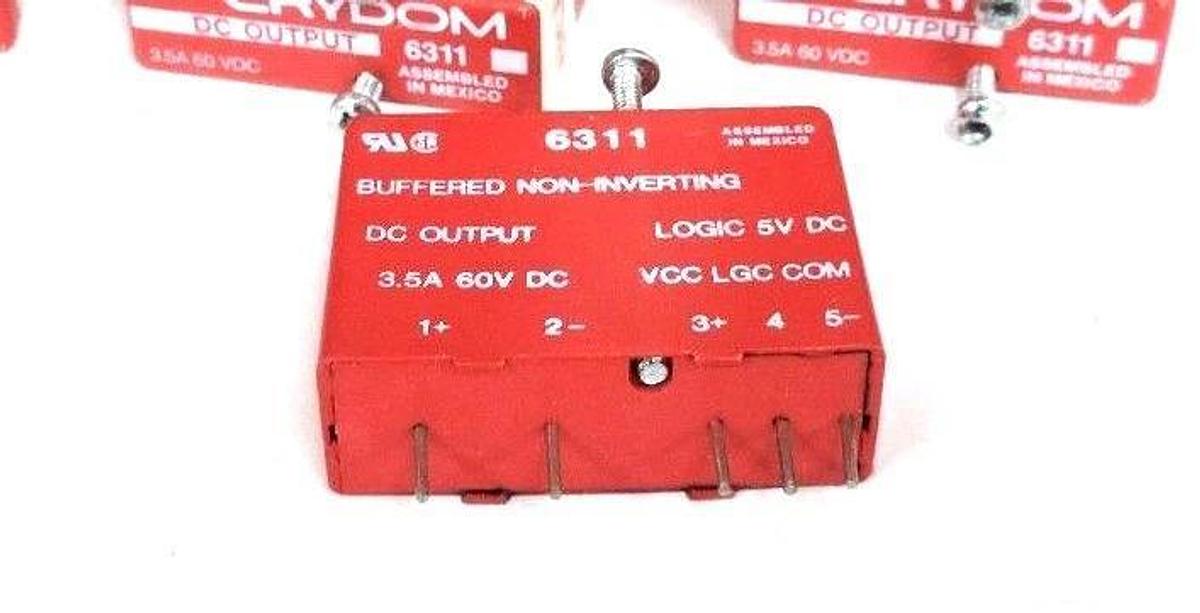 Used LOT OF 51 CRYDOM 6311 I/O MODULES 3.5A, 60VDC
