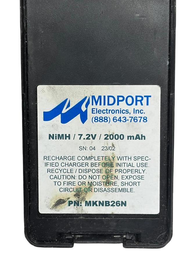 Used Kenwood TK-3360 UHF Two Way Radio Transceiver KSC-25LS Charger MKNB26N Battery