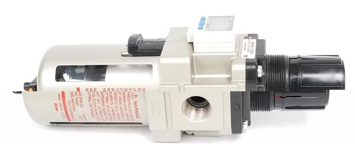 NEW SMC AW40-04E1 FILTER REGULATOR 0.05-0.85MPA W/ ISE35-N-25-M PRESSURE SWITCH