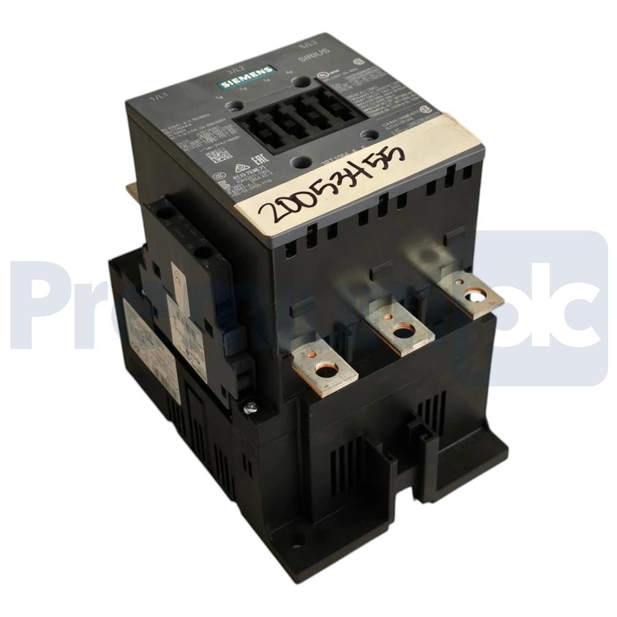 Used Siemens 3RT1056-6AF36 SIRIUS Contactor 3-Pole 90kW 185A 110-127V AC/DC NSNP