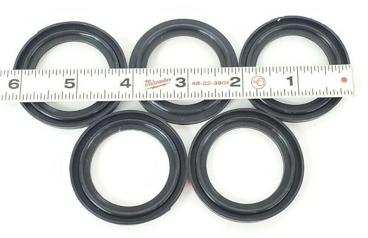 Used LOT OF 5 NEW AMERSHAM BIOSCIENCES 44-0515-01 TC-GASKETS 50.5/35MM EPDM