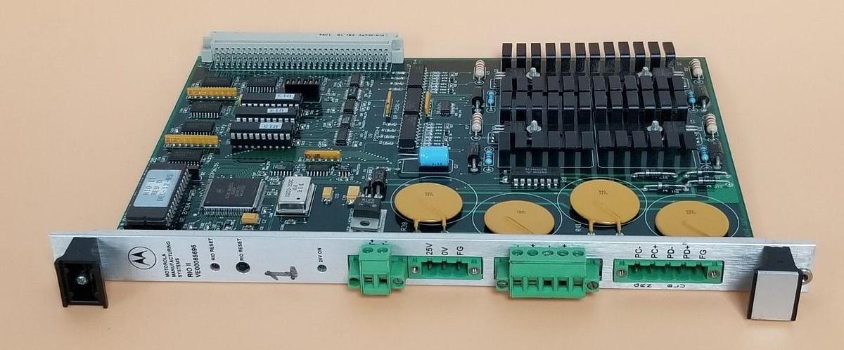 Used MOTOROLA VE00085696 RIO II PC CONTROL BOARD AES-0262 REV. 1.20