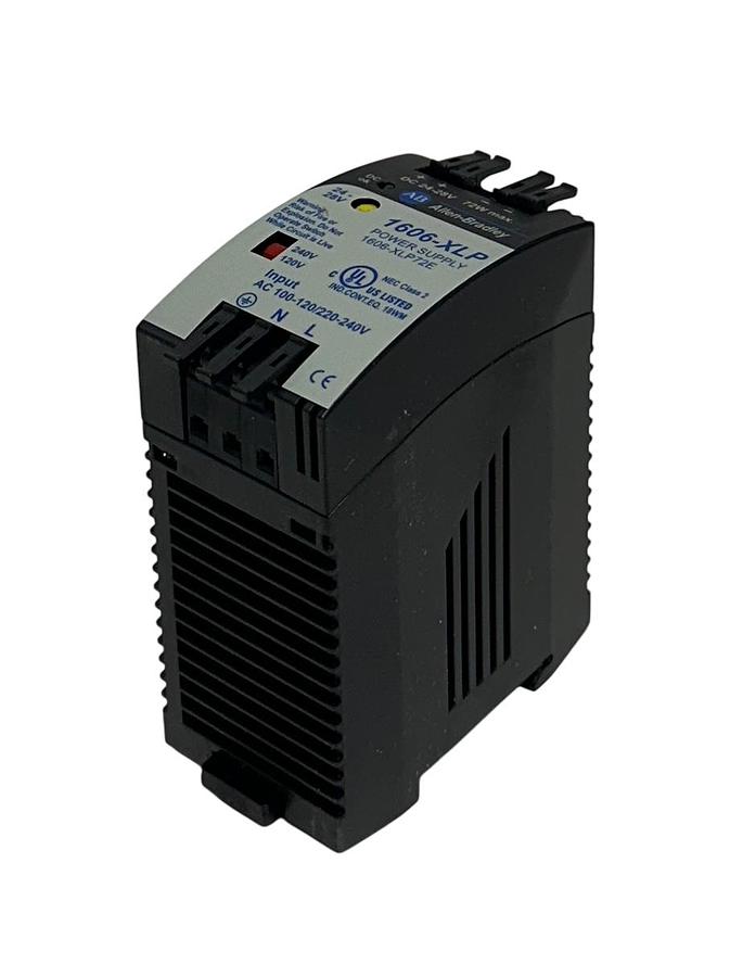 Used ALLEN BRADLEY 1606-XLP72E /A BULLETIN 1606 DC POWER SUPPLY 72W 24VDC OUTPUT NSMP