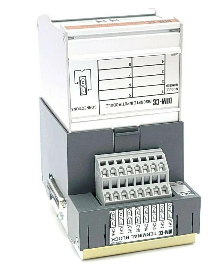 NEW MOORE INDUSTRIES DIM/IO/CC8/IP DIM-CC DISCRETE INPUT MODULE