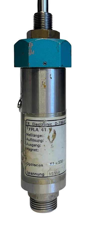 Used TR ELECTRONIC TYPE LA-41 / LA41 LINEAR ENCODER TRANSDUCER SENSOR 15V 150mm USNP
