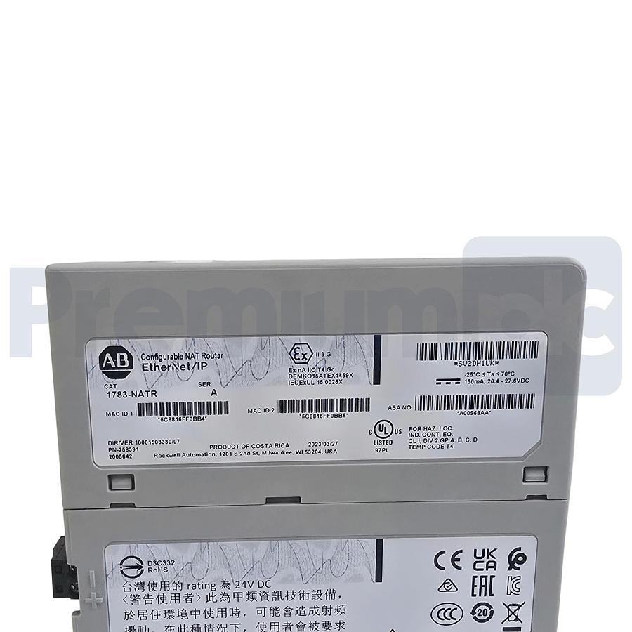 Used Opened Pre-Owned Allen Bradley 1783-NATR /A Stratix Configurable NAT Router w/SD