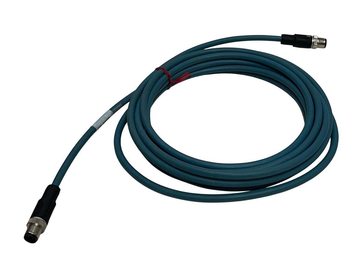 KEYENCE OP-88090 / OP88090 OEM SZ-V SERIES EtherNet CABLE M12 4-PIN 5M NSNP
