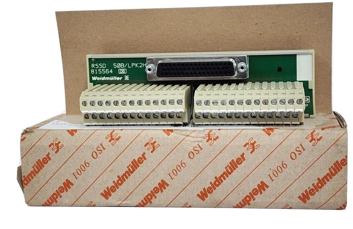 NIB WEIDMULLER 8155640000 RS SD50B UNC LPK2