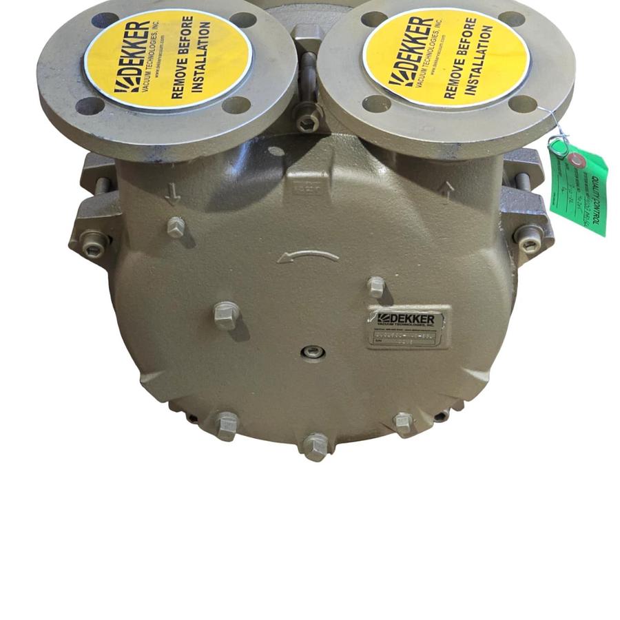 DEKKER DV0150D-MA3-SGL LIQUID RING VACUUM PUMP 10HP, 150cfm, 230/460V, 1" IN/OUT