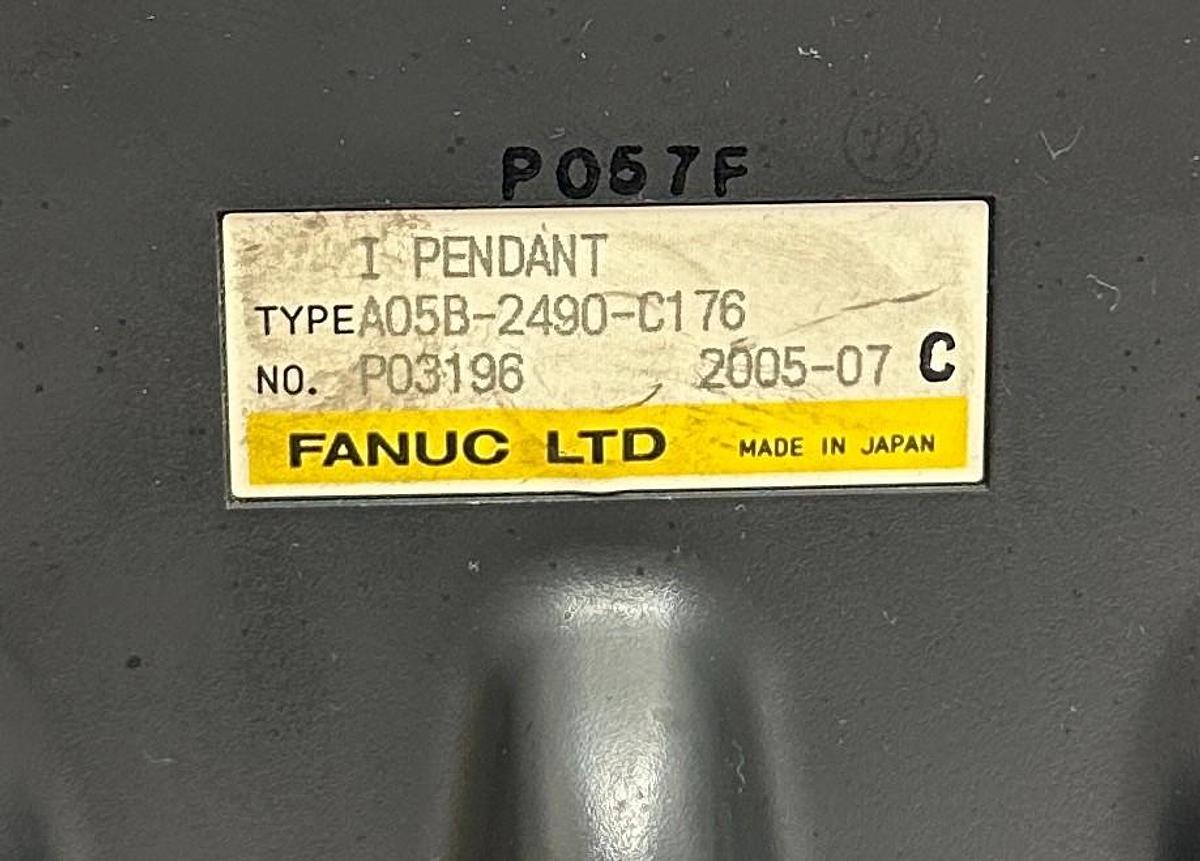 Used FANUC A05B-2490-C176 / A05B2490C176 iPENDANT TEACH PENDANT R-J3iB SPOT USNP