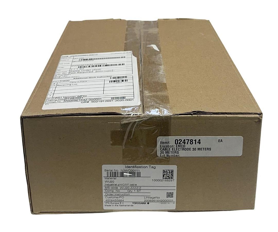 YOKOGAWA WU20-PC30 / WU20PC30 pH/ORP ELECTRODE CABLE 30M OEM WU20 NSMP