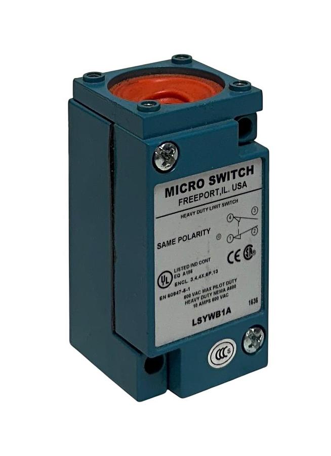 Used HONEYWELL LSYWB1A MICRO SWITCH LIMIT SWITCH 600VAC 10A *MISSING PLUNGER NSNP