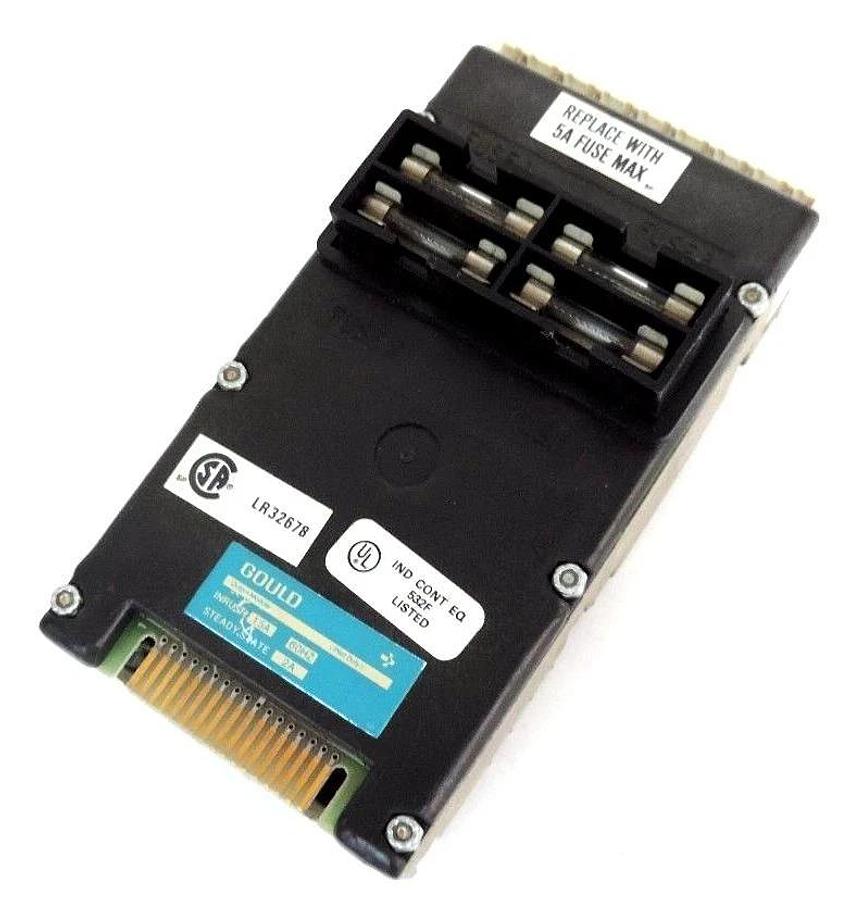Used GOULD MODICON AS-B550-001 OUTPUT MODULE B550, 115 AC