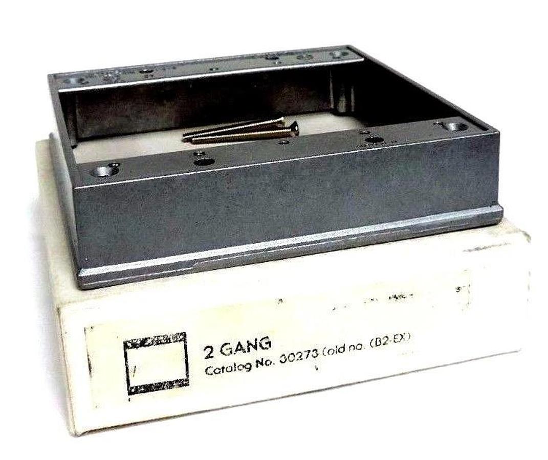 NIB 2 GANG 30273 OUTLET BOX EXTENTION OLD # B2-EX