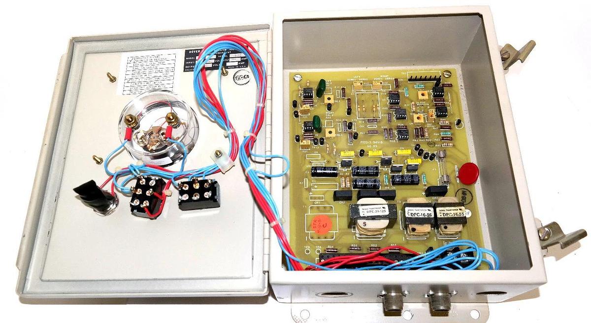 Used DOVER FLEXO ELECTRONICS TI5 TENSION INDICATOR EA1072C, PCD-1, TI5-C