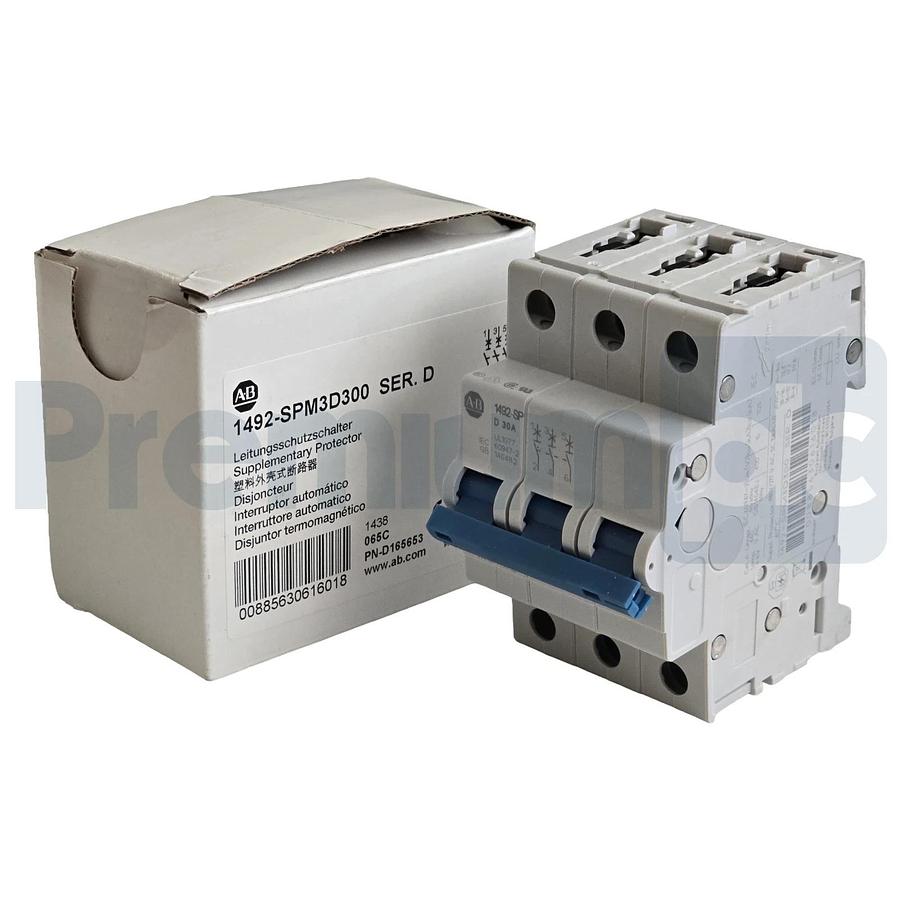 Allen-Bradley 1492-SPM3D300 /D Supplementary Protector 30A 3P Circuit Breaker