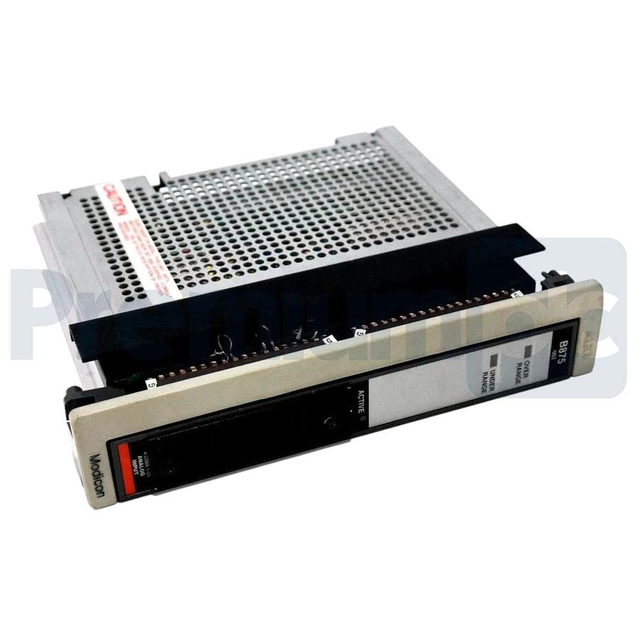 Used Modicon AS-B875-002 800 I/O Analog Input Module 8-CH 4-20mA w/ AS-B000-801 PROM