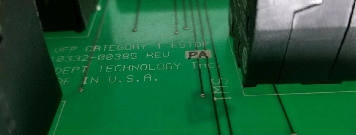 Used ADEPT TECHNOLOGY, INC VFP CATEGORY 1 CONTROL PANEL P/N: 30332-00385