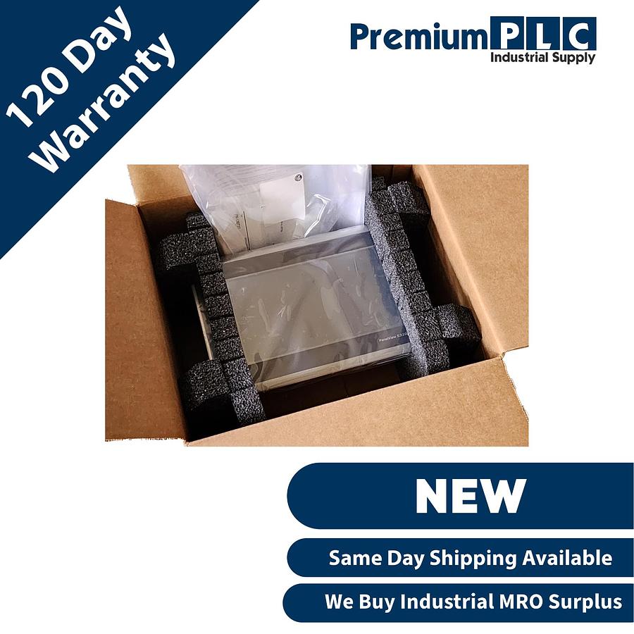 Used NEW ALLEN BRADLEY 2713P-T9WD1 /A PanelView 5310 9" TOUCH SCREEN DISPLAY 24VDC