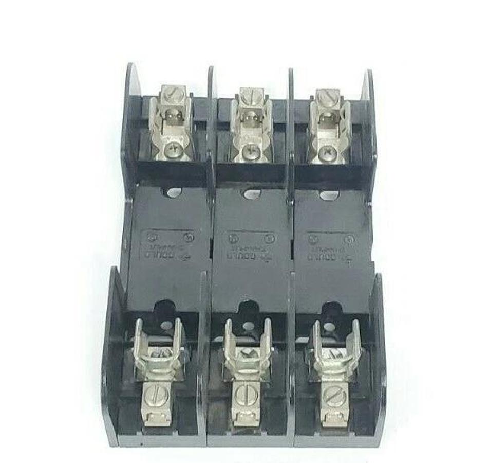 Used GOULD SHAWMUT 60308R 600V 30A FUSE BLOCK