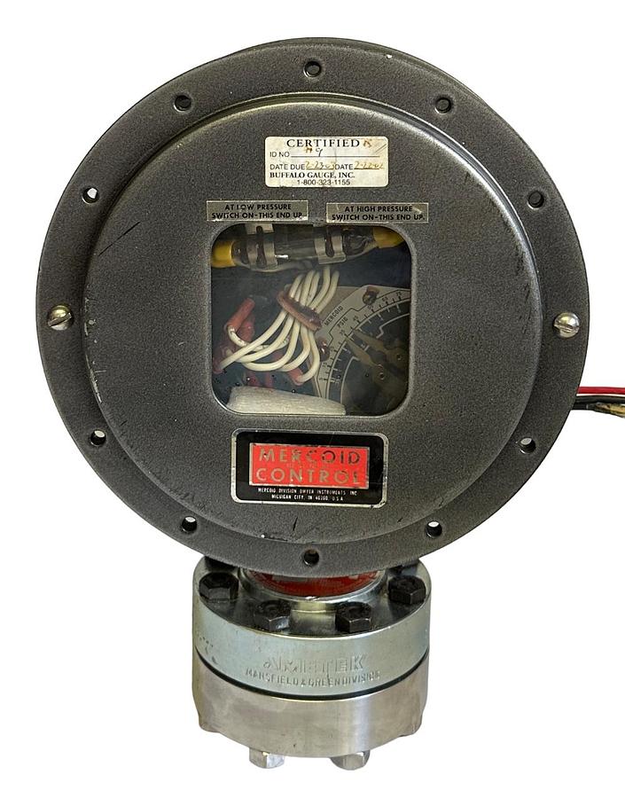 Used MERCOID DAW-43-804-23E / DAW4380423E BOURDON TUBE PRESSURE SWITCH TYPE SB SEAL