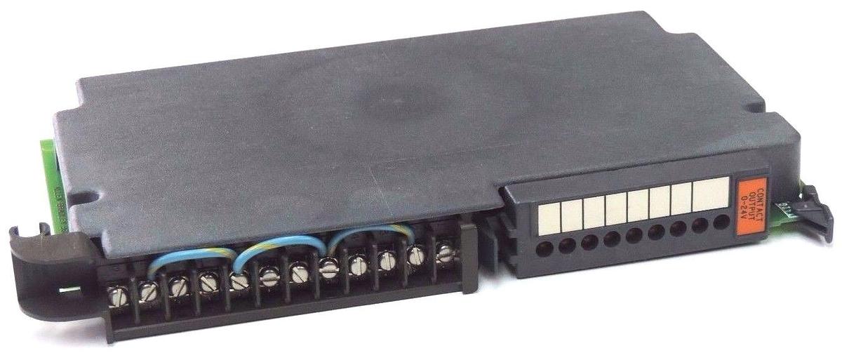 Used ALLEN BRADLEY 1771-OZL CONTACT OUTPUT MODULE 1771OZL, 0-24V W/ 1771-WD ARM