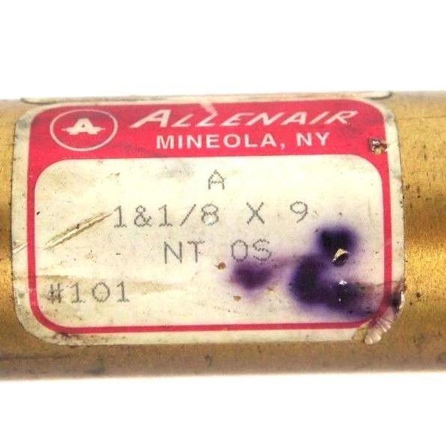 Used ALLENAIR 1-1/8 X 9 PNEUMATIC CYLINDER, 1&1/8X9