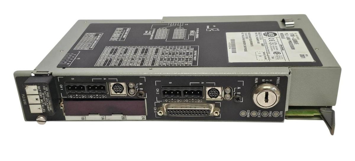 Used ALLEN BRADLEY 1785-L80B /E PLC-5/80 PROCESSOR MODULE REV. D01 F/W REV. B SER. E